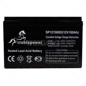 Stable Power Battery 12VDC 100Ah Deep Cycle