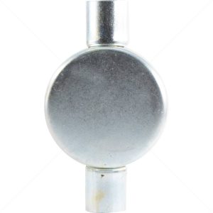 Conduit Bosal - 20mm 2-Way Box Galvanised incl Lid & Screws