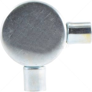 Conduit Bosal - 20mm 2-Way Angle Box Galvanised incl Lid & Screws