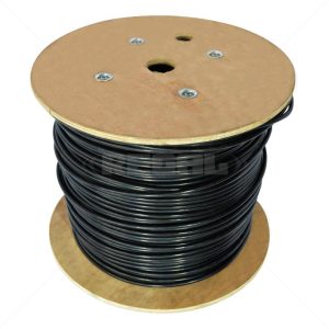 CAT6 Shielded Solid Copper Outdoor UV Black - 500m