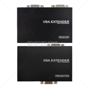 VGA Extender with Audio via CAT5e/6 Cable up to 100m