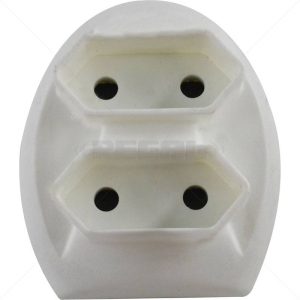 Adaptor - 3 Pin to 2 x 2Pin Euro Adaptor