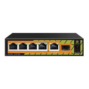 GENATA 4 Port Gigabit PoE Extender + 1 Gbps RJ45 + 1 SFP (No PSU)
