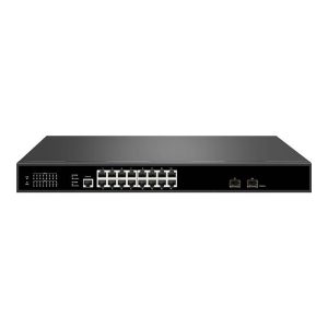 GENATA 16 Port Gigabit PoE Managed + 2 SFP Switch