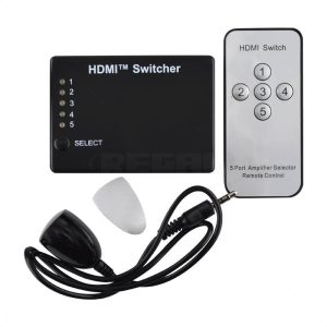 HDMI Switch 5 in, 1 out selector