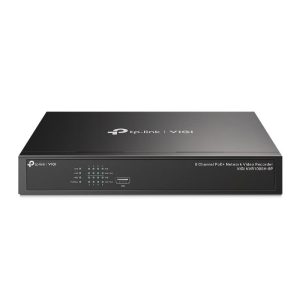 VIGI 8 Channel PoE+ Network Video Recorder, 1 SATA, 58W PoE